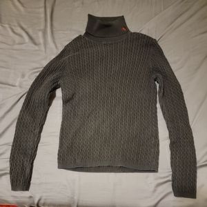 Ralph lauren cable knit turtleneck sweater